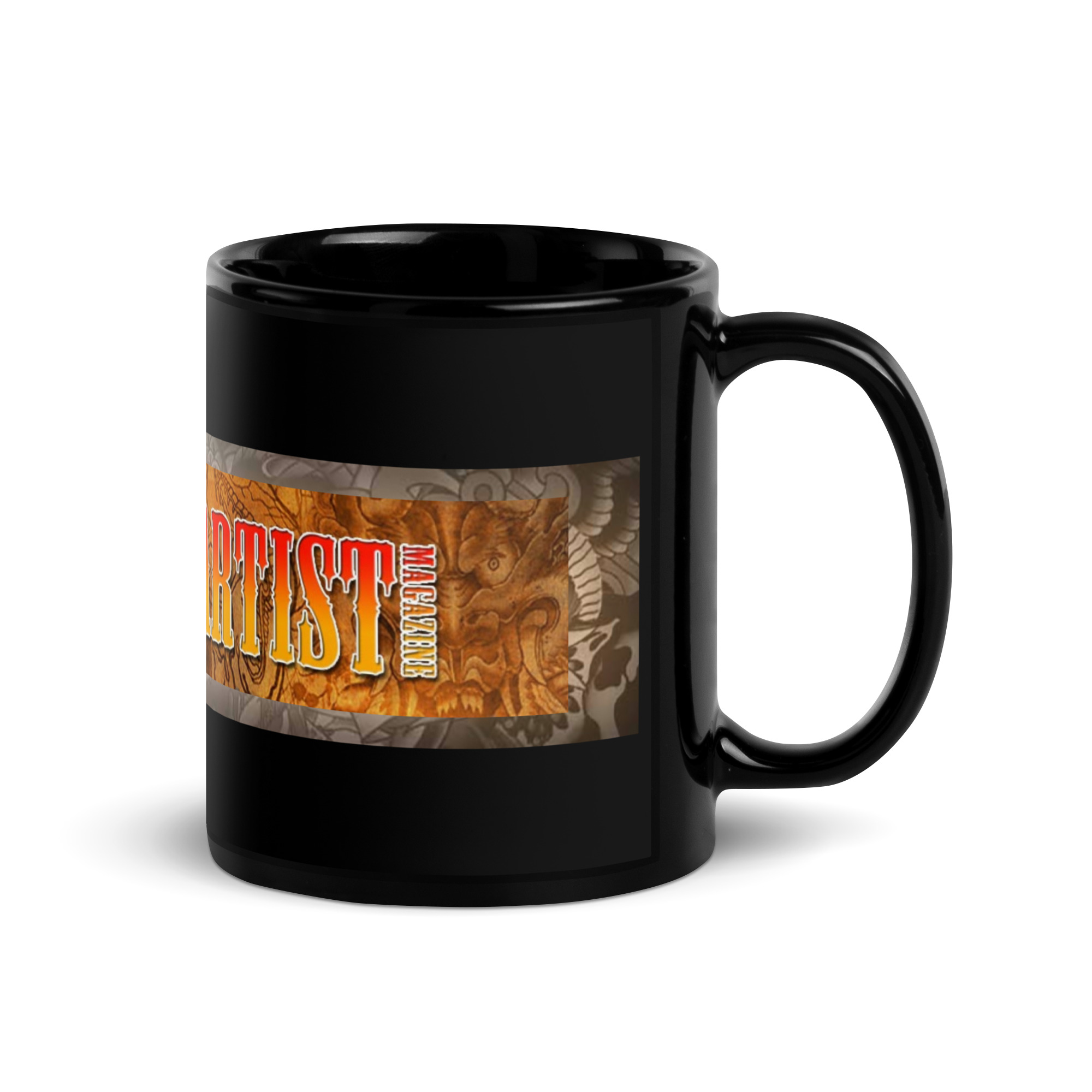 Black Glossy Mug